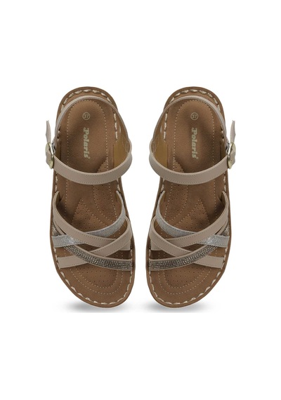 Polaris 409043.z Rose Gold Kadın Comfort Sandalet 409043.z6fx 000000000102251153 Pembe
