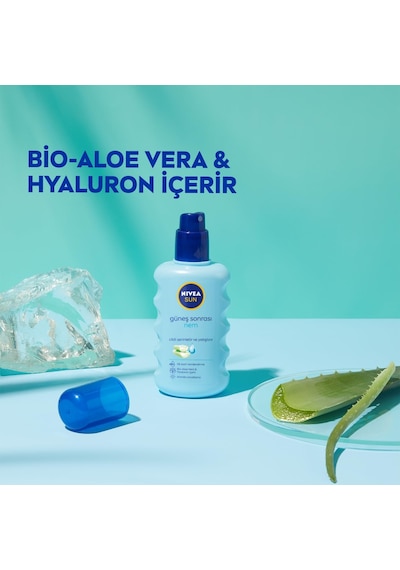 Sun Ferahlatıcı Güneş Sonrası Vücut Spreyi 200ml, Nemlendirici, Aloe Vera, Hyaluron