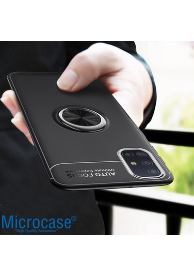 Microcase Galaxy A71 Focus Serisi Yüzük Standli Kilif 409599009