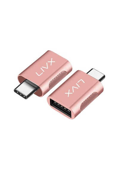 Livx Usb 3.0 To Type-c Çevirici Dönüştürücü Otg Adaptör Rose Gold Otgrg İkili Sku: Smg8690010631824