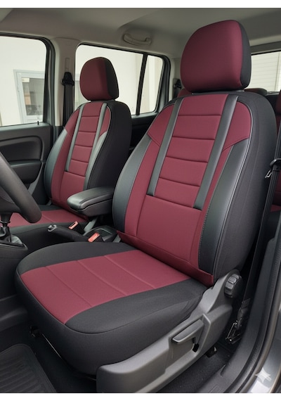 Favori Bordo Serisi Opel Combo İle Uyumlu Tam Set Oto Koltuk Kılıfı Arka Koltuk 2+1