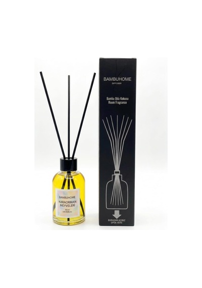 Oda Kokusu, Orman Meyveleri, Reed Diffuser, 50 Ml, Bambu Çubuklu, Masa Üstü Ev,ofis,ortam Kokusu Diğer