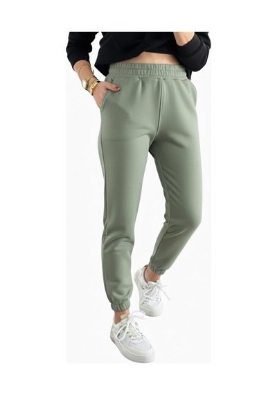 Yoncatoptan Jogger 3 İplik Şardonlu Cepli Tek Alt Kahve