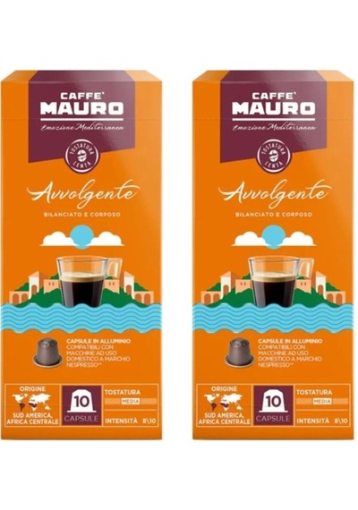 Caffe Mauro Avvolgente Nespresso Kapsül Kahve 20 Kapsul Kapsül Kahve