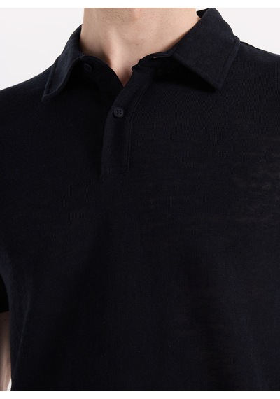 Fabrika Lacivert Erkek Pamuklu Polo T-shirt F6sm-tst 2901