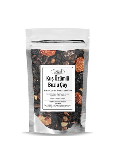 Tos The Organic Spices Siyah Kuş Üzümü Punch Buzlu Çay 40 G