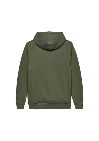 Tommy Hilfiger Tjm Reg Badge Hoodıe Ext Erkek Yeşil Kazak - Dm0dm20258
