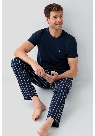 Arnetta Erkek Lacivert Pijama Takım Ar3679-s-v1 Lacivert