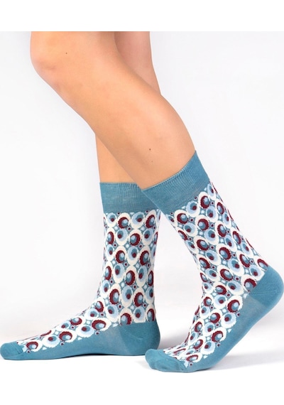 Ozzy Socks Bubble Desenli Çorap Füme