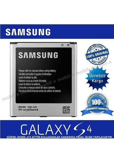 Samsung Uyumlu Galaxy S4 Batarya Pil I9500