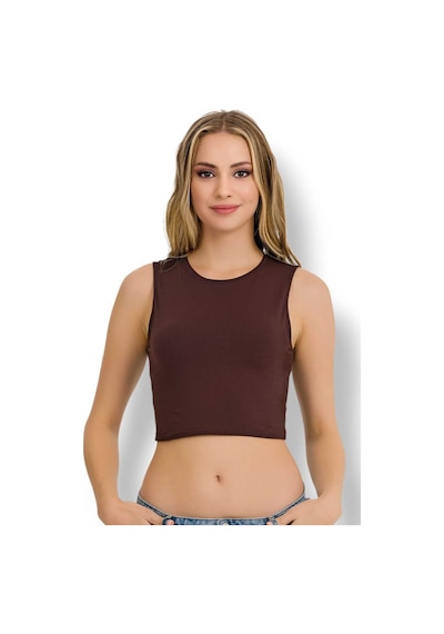 Fanilam İlke Kadın Elestan Kolsuz Crop -pamuklu Şık Ve Rahat Yarım Atlet Body 2 Adet Kahverengi Fanilam İlke Kadın Elestan Kolsuz Crop -pamuklu Şık Ve Rahat Yarım Atlet Body 2 Adet Kahverengi
