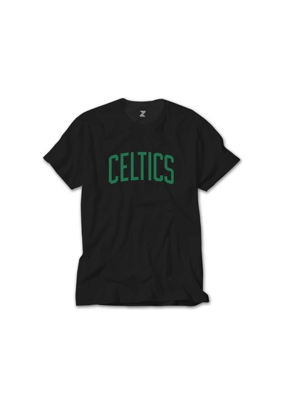Boston Celtics Yazı Siyah Tişört Siyah