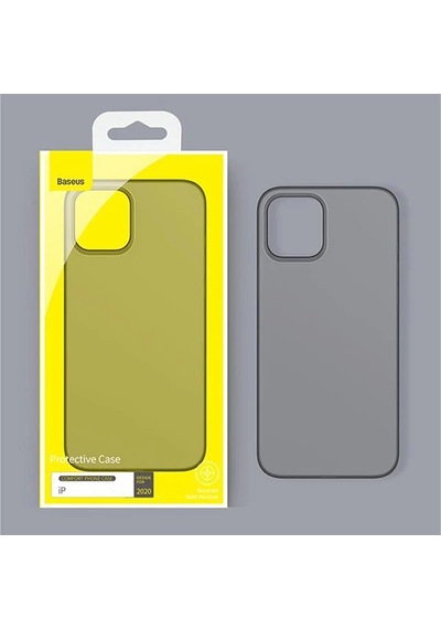 Baseus İphone 12/ 12 Pro Comfort İnce Şeffaf Kılıf Matte Pp Kılıf- 5775 Mh-hs9576-7517