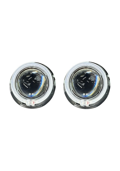 3 İnç Bi Xenon Mercek + Cy6 Model Beyaz Angelli Kapak Set