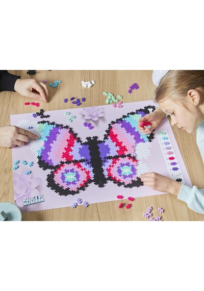 Plus-plus Puzzle By Number Butterfly 800pcs