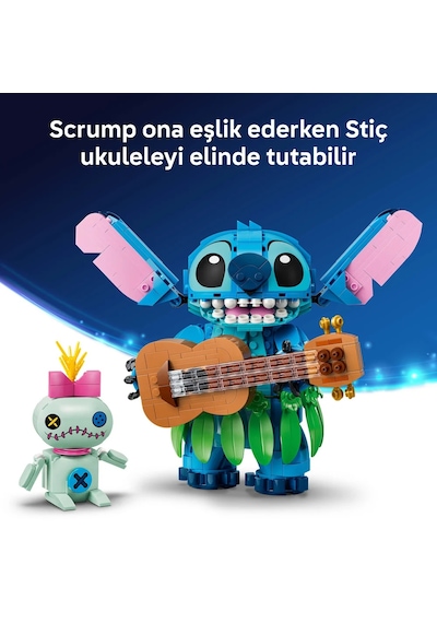 LEGO® | Disney Stiç ve Scrump 43296 - 9 Yaş ve Üzeri Çocuklar için Aksesuarlar İçeren Yaratıcı Oyuncak Yapım Seti (713 Parça)