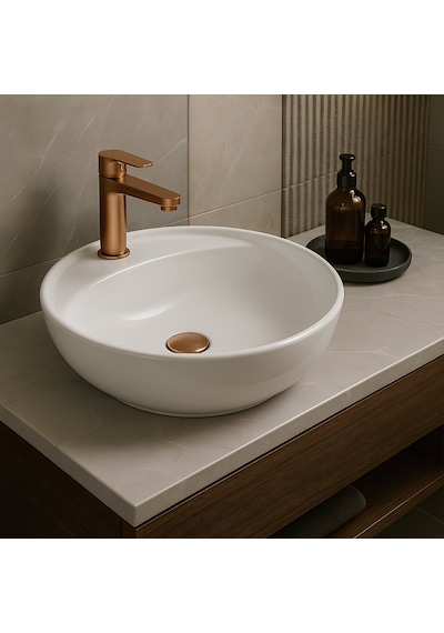 Turavit Tld0712 Toledomix Çanak Lavabo Batarya Delikli 40 CM