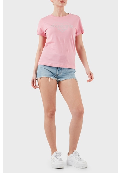 Guess Bayan T Shirt V5gı10 K9rm1 Pspk Pembe Pembe