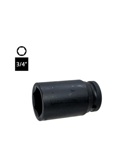 6609 Altı Köşe 3/4" Havalı Uzun Derin Lokma Anahtar 32 Mm