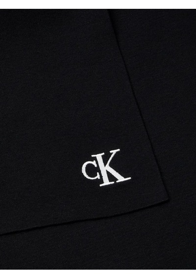 Calvin Klein Erkek Marka Logolu Günlük Kullanıma Uygun Siyah Atkı Lv04d8021g Ub1
