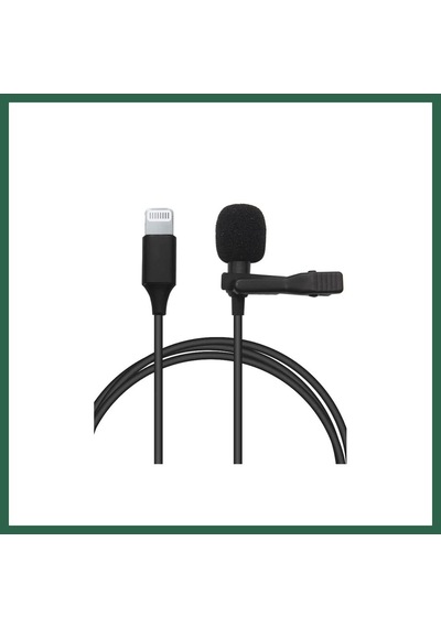 Bezos Lightning 2 Metre Double Mikrofon - Siyah Bzs01