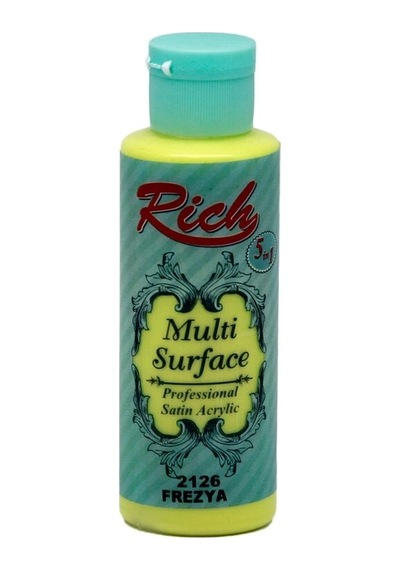 Rich Multi Surface Her Yüzey İçin Akrilik Boya 120 Cc. 2126 Frezya Renk