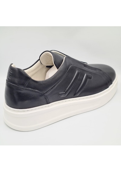Libero 5552 Siyah Hakiki Deri Eva Taban Erkek Casual Sneaker Siyah