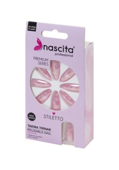 Nascita Takma Tırnak Pembe Mermer 24'lü