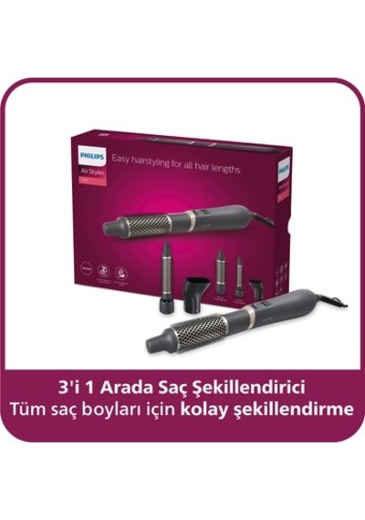 3'ü 1 Arada Saç Şekillendirici 3000 Serisi Seramik Plakalar İle