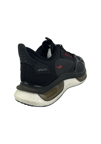 Lescon Flex Foam Buzzer-2 Siyah-kırmızı Erkek Günlük Yürüyüş Spor Ayakkabısı