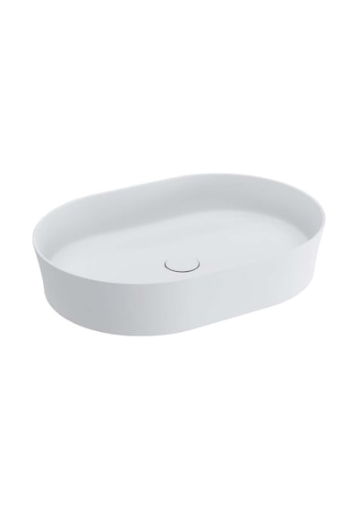 Bocchi Vessel Lavabo Oval Çanak 55 x 38 CM Mat Beyaz 1521-002-0125
