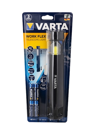 Varta 18646 Work Flex Teleskop Aydınlatma 5W Led Fener 4Xaa N11.7664