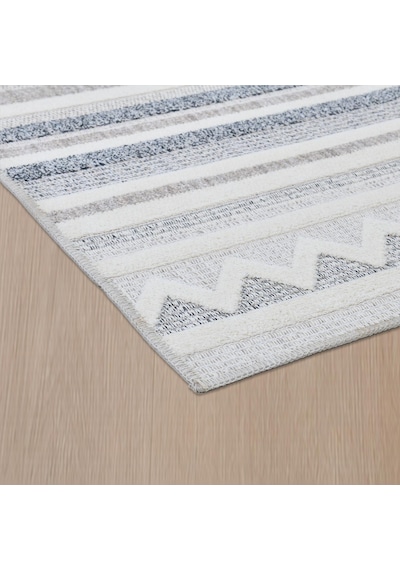 Nature Pamuk 30 Yıkanabilir Halı Modern Kilim Oturma Odası Salon Mutfak Balkon Yolluk Halısı C102a Krem