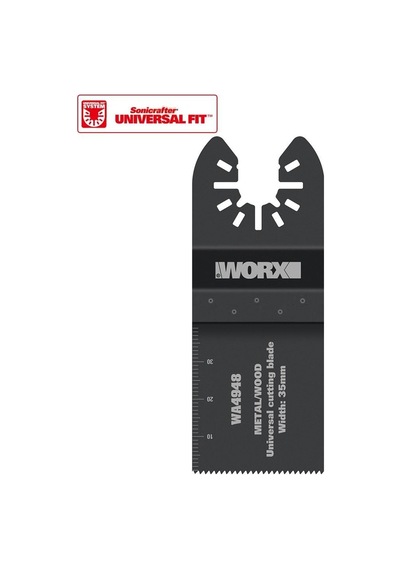 Worx Wa4948 Çok Amaçlı Raspalama Makinası İçin 35x40mm Ahşap, Fiberglas, Pvc Universal Kesme Bıçağı Fr Wa4948