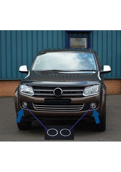 Volkswagen Amarok 2010 Sonrası Sis Lambası Kaplama Krom