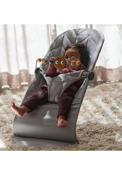 Babybjörn Bliss Ana Kucağı Petal Cotton Oyuncaklı / Grey
