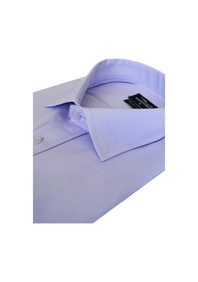 Erkek Gömlek Uzun Kol Silim Fit Armürlü Bgl-st01462 Lila
