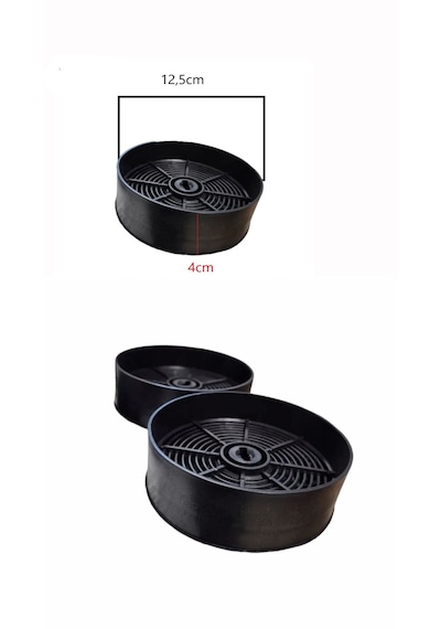 Dft63ca61t/01 Uyumlu Aspiratör Karbon Filtresi Bacasız Kullanım İçin