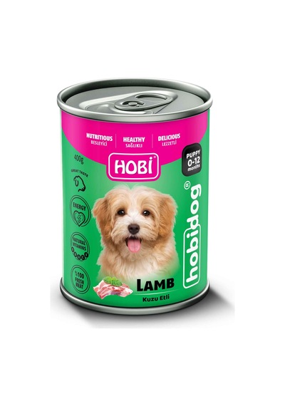 Hobi Hobidog Kuzu Etli Yavru Köpek Konservesi 400 G