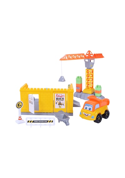 Ogi Mogi Toys İnşaat Bloklar ve Vinç 44 Parça