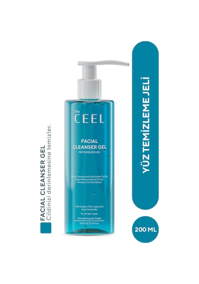 The Ceel Sebum Dengeleyici, AydınlatıcıEtkili Tüm Cilt Tiplerine Uygun Centella Özlü Yüz Yıkama Jeli 200 ml