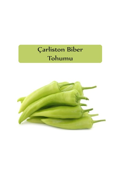 Çarliston Biber Tohumu 1 Paket 10GR=1000+ Adet Yalova Çarliston
