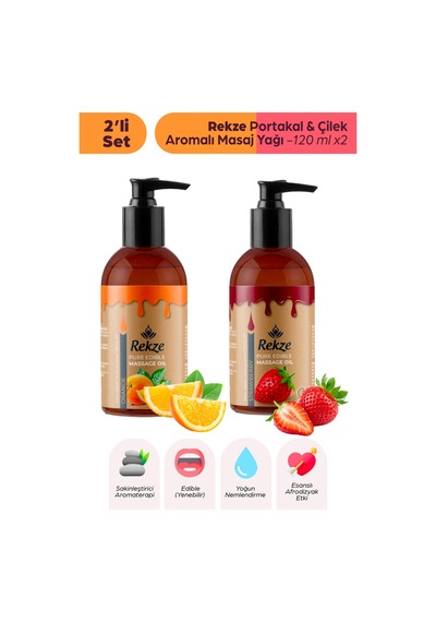 Yenilebilir Portakal + Çilek Masaj Yagı 120 Ml - 300591065