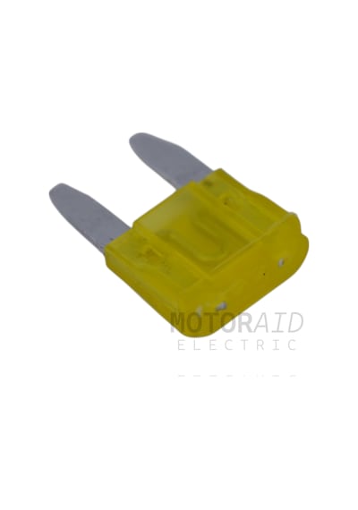 100 Adet 20a Sarı Mini Oto Bıçak Sigorta 12v - 32v Dc 20