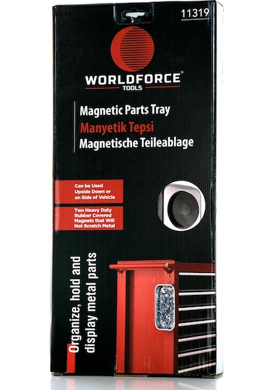 Worldforce 360x160 MM Manyetik Alet Tutucu Paslanmaz Tepsi