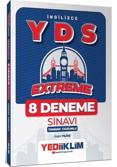 Yds İngilizce Extreme Tamamı Çözümlü 8 Deneme Sınavı / Ergin Y...