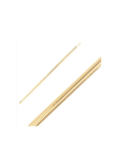 Balıksırtı Modeli Bileklik 4mm Altın