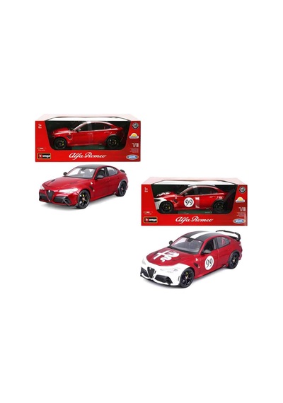 1:18 Alfa Romeo Giulia Gtam Model Araba Kırmızı