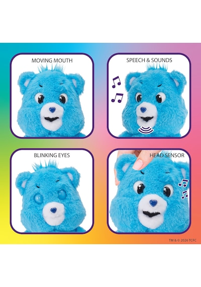 Care Bears Grumpy Elektronik Kukla 25 Cm Çok Renkli
