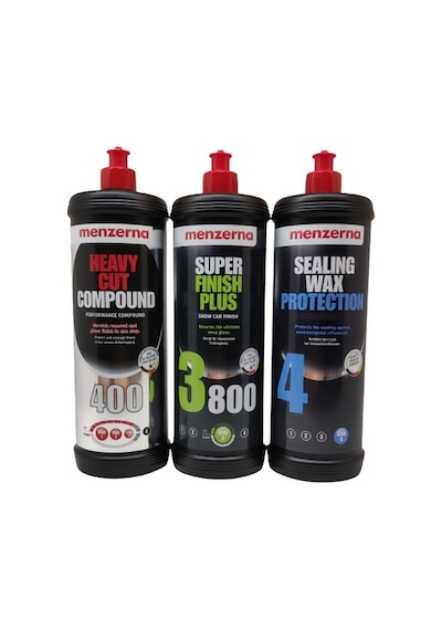 Menzerna 400- 3800 Sealingwax Set 1 Lt Ufs Eko Keçe